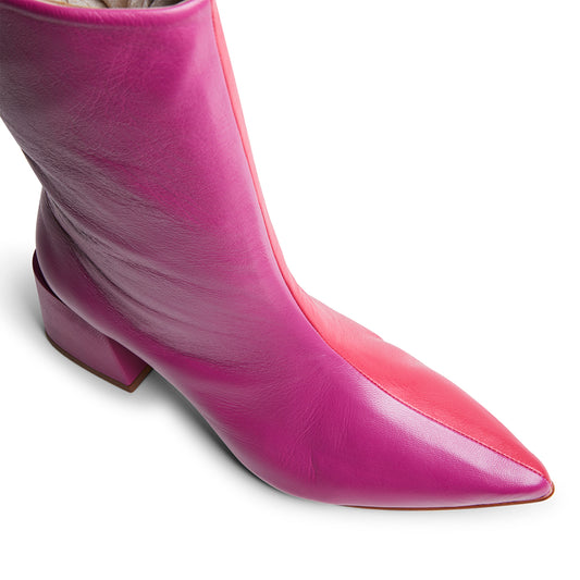 Bota Penélope - rosa e magenta
