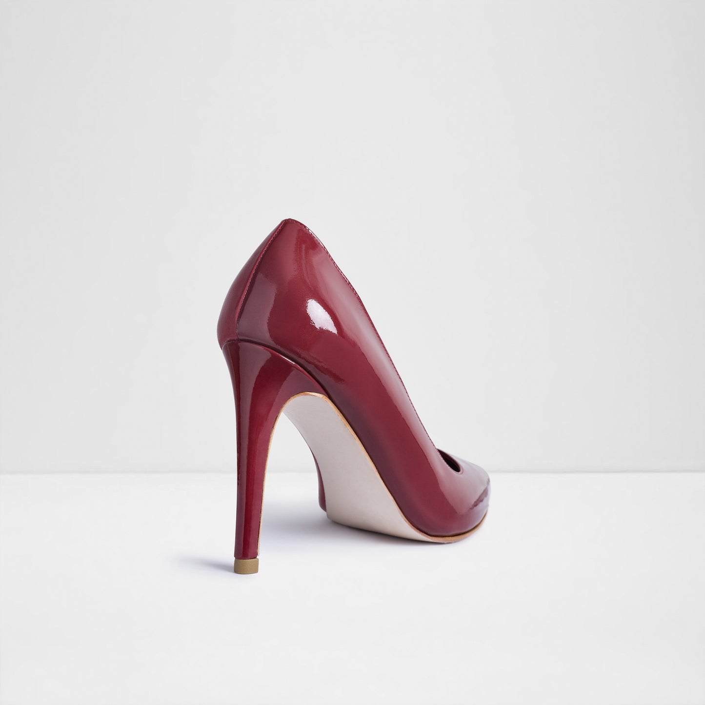 Scarpin Amal - vermelho opaco e vermelho brilhoso