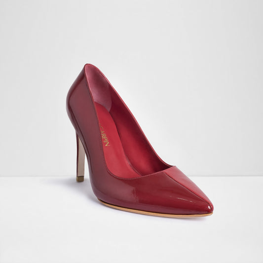 Scarpin Amal - vermelho opaco e vermelho brilhoso